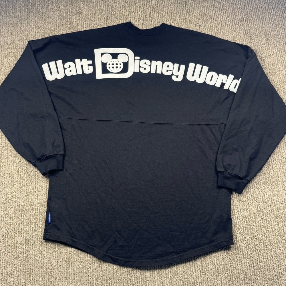 Disney Parks Spirit Jersey Walt Disney World Adult S Long Sleeve Shirt Black
